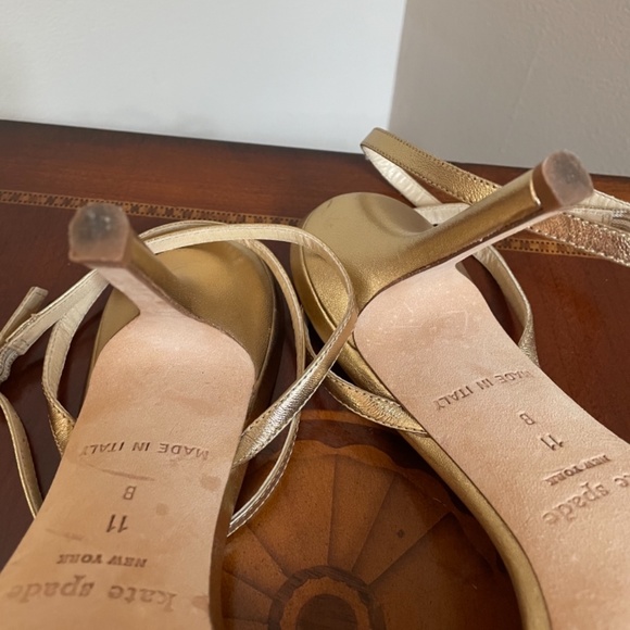 Kate Spade Gold Bow Strappy Sandal - Picture 12 of 15